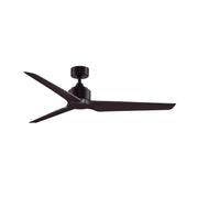 Fanimation TriAire Custom 60in Ceiling Fan | Dark Bronze and Dark Walnut Composite | Covered Patio & Living Room | Model FPD8514DZW-60DWAW