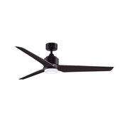 Fanimation TriAire Custom 60in 1-Light Ceiling Fan | Dark Bronze and Dark Walnut Opal Frosted | Patio & Porch | Model FPD8514DZW-60DWAW-LK