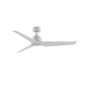 Fanimation TriAire Custom 56in 3-Blade Ceiling Fan | Matte White and Matte White Composite | Living Room & Covered Patio | Model FPD8514MWW-56MWW