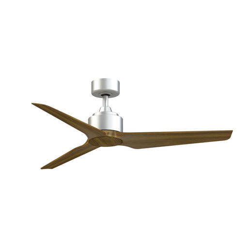 Fanimation TriAire Custom 52in Ceiling Fan | Silver and Koa Composite Blades | Indoor & Outdoor Wet Rated | 52 x 52 x 12.92 in | Model FPD8514SLW-52KW