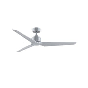 Fanimation TriAire Custom 60in 3-Blade Smart Ceiling Fan | Silver Composite Blades | Wet Rated Indoor & Outdoor | 6765 CFM | Model FPD8514SLW-60SLW