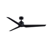 Fanimation TriAire Custom 72in 3-Blade Ceiling Fan | Marine Grade Black Composite Blades | Indoor & Outdoor Wet Rated | Model FPD8515BLM-72BLW