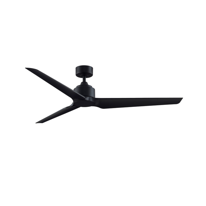 Fanimation TriAire Custom 72in 3-Blade Ceiling Fan | Marine Grade Black Composite Blades | Indoor & Outdoor Wet Rated | Model FPD8515BLM-72BLW