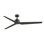 Fanimation TriAire Custom 72in Smart Ceiling Fan | Dark Bronze and Dark Walnut Composite | Indoor & Covered Outdoor | Model FPD8515DZW-72DZW