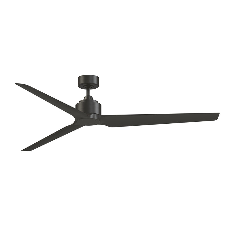 Fanimation TriAire Custom 72in Smart Ceiling Fan | Dark Bronze and Dark Walnut Composite | Indoor & Covered Outdoor | Model FPD8515DZW-72DZW
