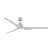 Fanimation TriAire Custom 64in Marine Grade Wet Rated Smart Ceiling Fan | Matte White Composite Blades | Indoor & Outdoor | Model FPD8515MWM-64MWW