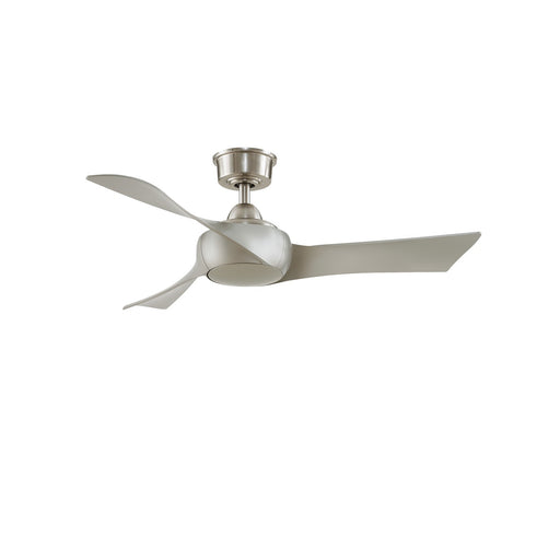 Fanimation Wrap Custom 44in Smart Ceiling Fan | Brushed Nickel and Brushed Nickel Composite Blades | Covered Patio & Bedroom | Model FPD8530BN-44BN