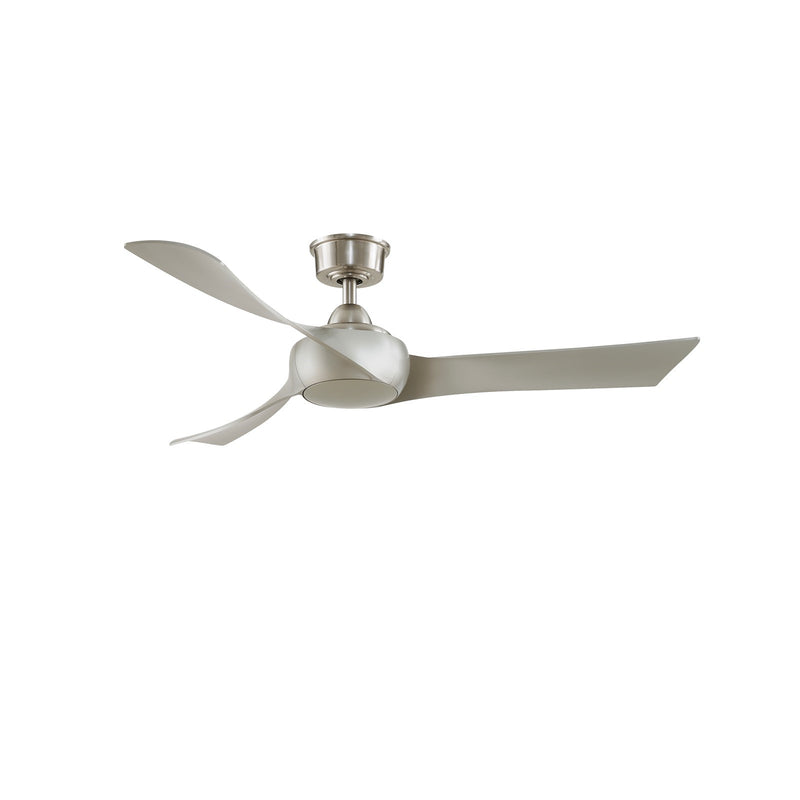 Fanimation Wrap Custom 52in Smart Ceiling Fan | Brushed Nickel and Brushed Nickel Composite Blades | Covered Patio & Living | Model FPD8530BN-52BN