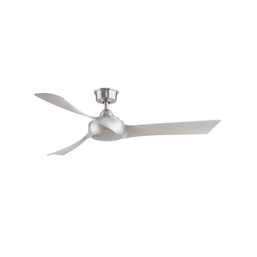 Fanimation Wrap Custom 56in 3-Blade Ceiling Fan | Brushed Nickel and Brushed Nickel Composite | Covered Patio & Bedroom | Model FPD8530BN-56BN
