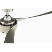 Fanimation Wrap Custom 64in 1-Light Ceiling Fan | Brushed Nickel and Opal Frosted Glass | Covered Patio & Sunroom | Model FPD8531BN-64BN-LK