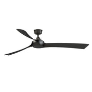 Fanimation Wrap Custom 72in 3-Blade DC Ceiling Fan | Dark Bronze and Black Composite | Covered Patio & Great Room | Model FPD8531DZ-72BL