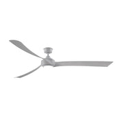 Fanimation Wrap Custom 84in 3-Blade Smart Ceiling Fan with LED Light | Matte White and White Washed Composite | Covered | Model FPD8531MW-84WW-LK