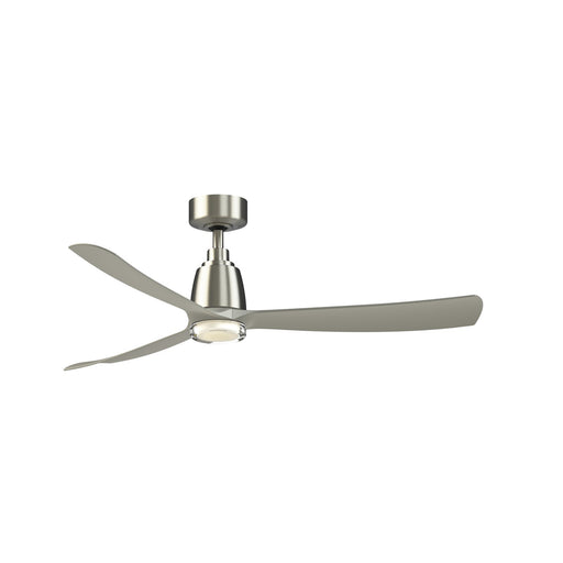 Fanimation Kute 52in 1-Light Smart Ceiling Fan | Brushed Nickel and Clear Glass | Covered Patio & Bedroom | 52 x 52 x 13.8 in | Model FPD8534BN-DWLK