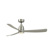 Fanimation Kute 52in 1-Light Smart Ceiling Fan | Brushed Nickel and Opal Frosted Glass | Covered Patio & Bedroom | Model FPD8534BN-KLK