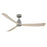 Fanimation Kute 60" Ceiling Fan, Graphite/Light Oak/Light Oak - FPD8560AGP