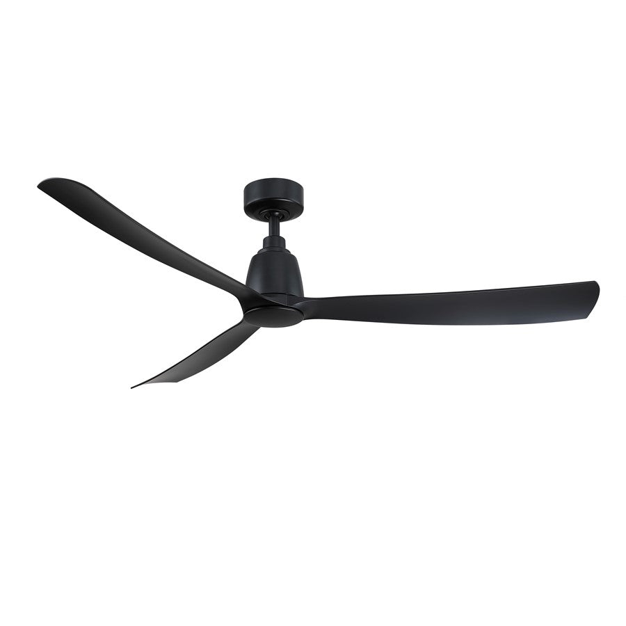 Fanimation Kute 60" Ceiling Fan, Black/Black/Black - FPD8560BL