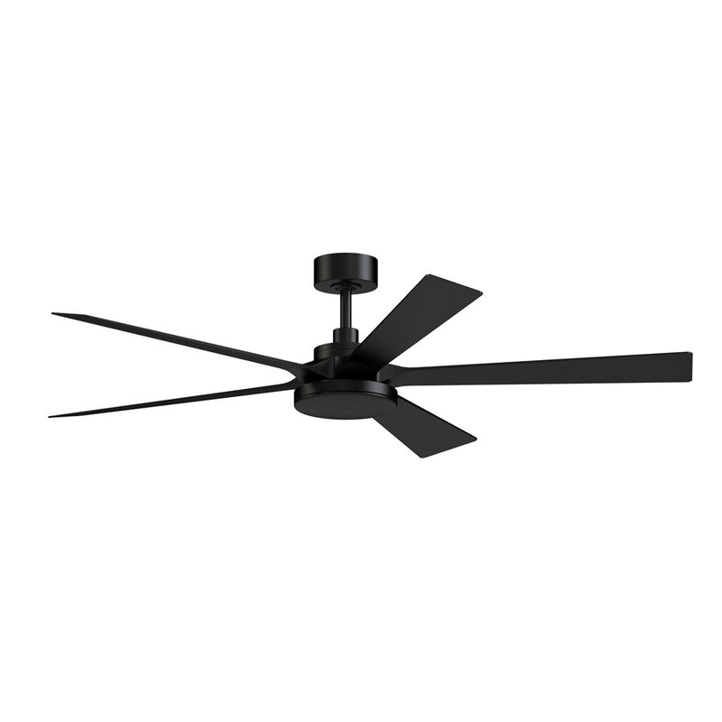 Fanimation TorchAire 64" Ceiling Fan/LED Light Kit, Black/Black - FPD8564BL