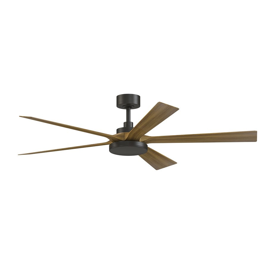 Fanimation TorchAire 64" Ceiling Fan/LED Light Kit, Bronze/Koa/Koa - FPD8564DZ