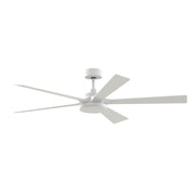 Fanimation TorchAire 64" Ceiling Fan/LED Light Kit, White/White - FPD8564MW