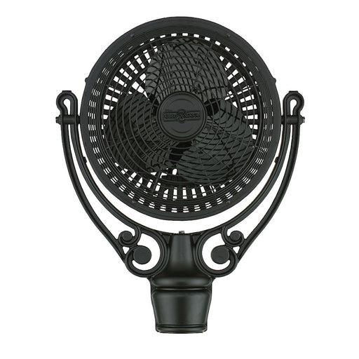Fanimation Old Havana 24in 3-Blade Ceiling Fan Motor Assembly | Antique Black Die-Cast Metal | Damp Locations & Covered Patios | Model FPH210BL