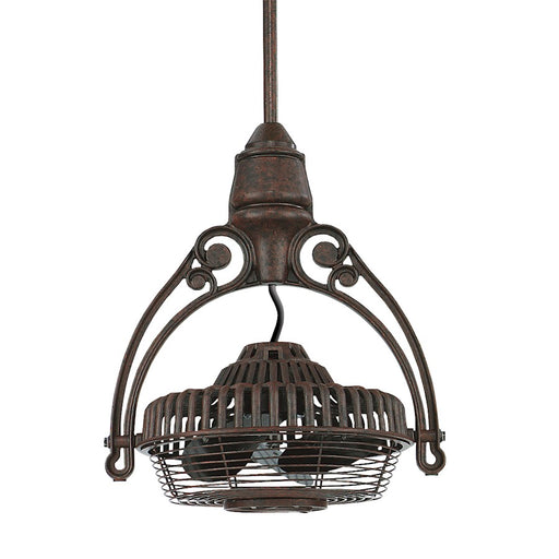 Fanimation Old Havana 27in Ceiling Mount Fan | Rust Steel | Bedroom & Living Room | 27 x 6 x 3 in | Model FPH81RS1