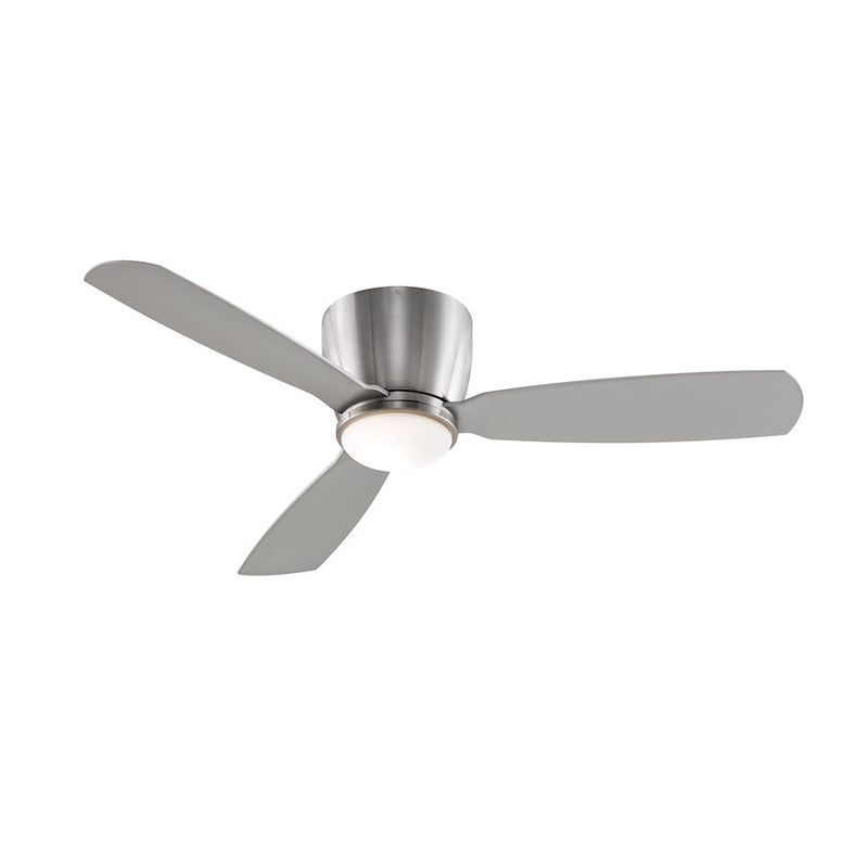 Fanimation Embrace 52in 3-Blade Ceiling Fan | Brushed Nickel and Opal Frosted Glass | Living Room & Bedroom | 52 x 52 x 10 in | Model FPS7955BN