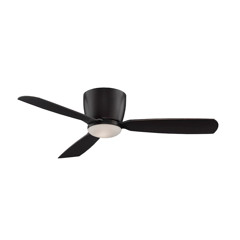 Fanimation Embrace 52in 3-Blade Ceiling Fan | Dark Bronze and Opal Frosted Glass | Living Room & Bedroom | 52 x 52 x 10 in | Model FPS7955DZ