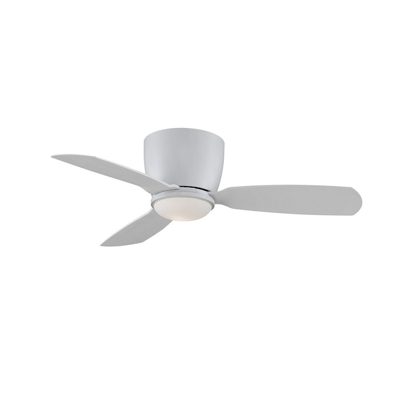 Fanimation Embrace 44in 3-Blade Ceiling Fan | Matte White and Opal Frosted Glass | Bedroom & Living Room | 44 x 44 x 10 in | Model FPS7981BMW