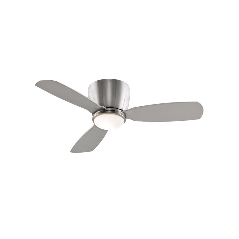Fanimation Embrace 44in 3-Blade Ceiling Fan | Brushed Nickel and Brushed Nickel Blades | Bedroom & Living Room | 44 x 44 x 10 in | Model FPS7981BN