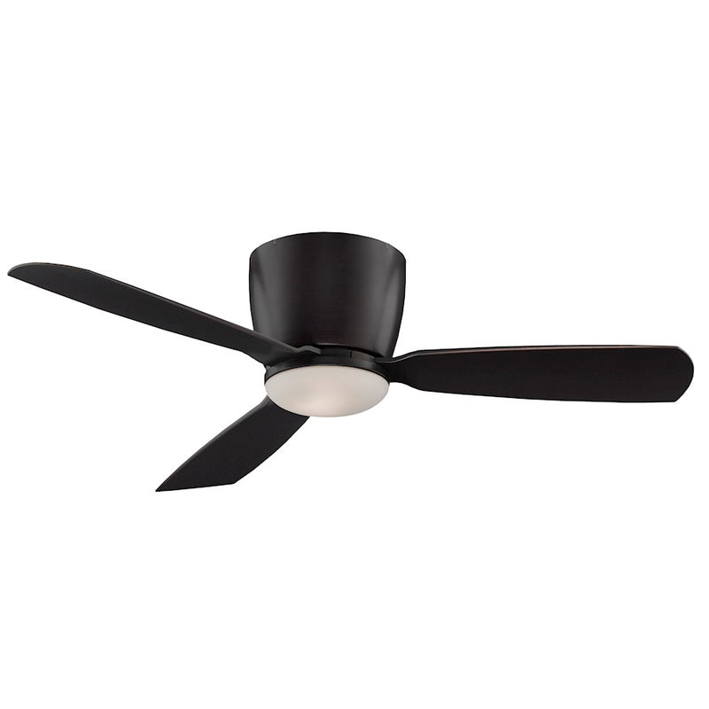 Fanimation Embrace 44in 3-Blade Ceiling Fan | Dark Bronze and Opal Frosted Glass | Bedroom & Living Room | 44 x 44 x 10 in | Model FPS7981DZ
