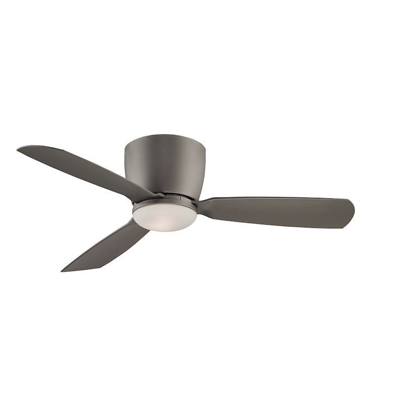 Fanimation Embrace 44in 3-Blade Ceiling Fan | Matte Greige and Opal Frosted Glass | Bedroom & Living Room | 44 x 44 x 10 in | Model FPS7981GR