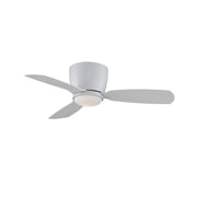 Fanimation Embrace 44in 3-Blade Ceiling Fan | Matte White and Opal Glass | Bedroom & Living Room | 44 x 44 x 10 in | Model FPS7981MW