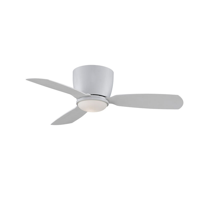 Fanimation Embrace 44in 3-Blade Ceiling Fan | Matte White and Opal Glass | Bedroom & Living Room | 44 x 44 x 10 in | Model FPS7981MW