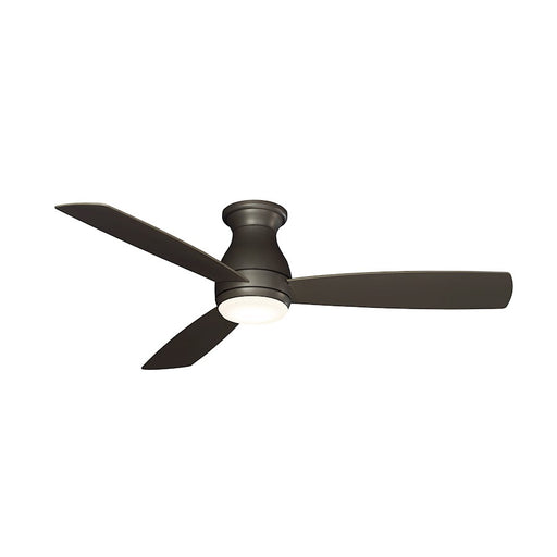 Fanimation Hugh 52in 3-Blade Wet Rated Ceiling Fan | Matte Greige and Opal Frosted Glass | Covered Patio & Outdoor Living | Model FPS8355BGRW