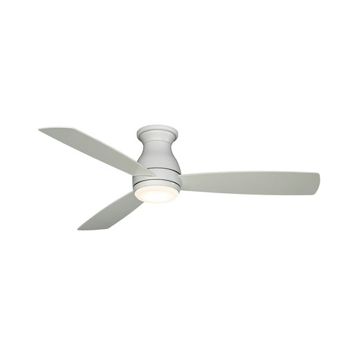 Fanimation Hugh 52in 3-Blade Wet Rated Ceiling Fan | Matte White and Opal Frosted Glass | Covered Patio & Outdoor Living | Model FPS8355BMWW