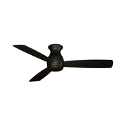 Fanimation Hugh 52in 3-Blade Ceiling Fan | Dark Bronze and Opal Frosted Glass | Bedroom & Living Room | 52 x 52 x 12 in | Model FPS8355DZW