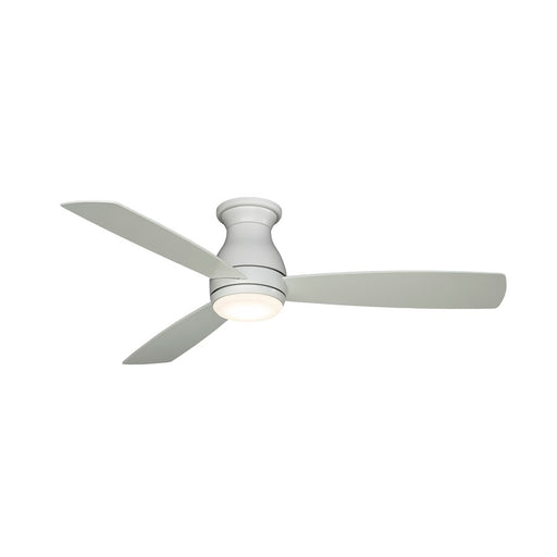 Fanimation Hugh 52in 3-Blade Ceiling Fan | Matte White and Opal Frosted Glass | Bedroom & Living Room | 52 x 52 x 12 in | Model FPS8355MWW