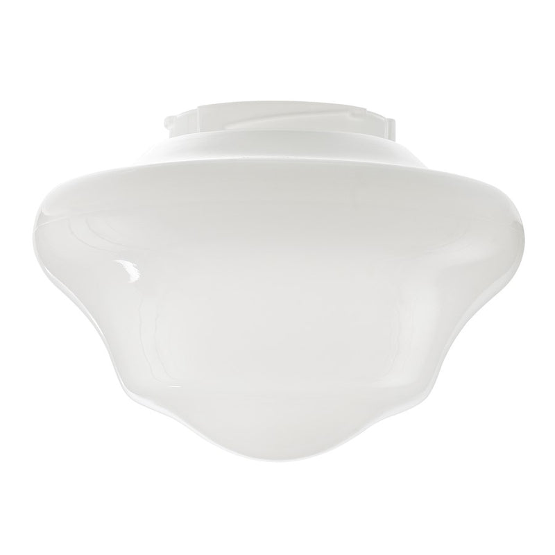 Fanimation my Schoolhouse 10in Opal Frosted Shiny Glass Fan Shade | Schoolhouse Style | Ceiling Fan Light Kit | 10 x 10 x 6 in | Model G3OPS