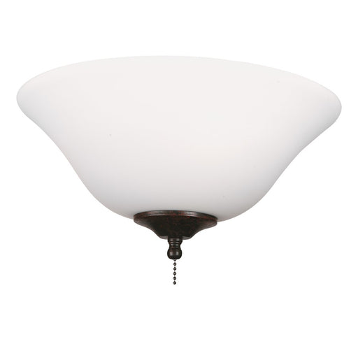 Fanimation 13in Glass Bowl Cap | Frosted White Glass | Ceiling Fan Accessory | 13 x 4.62 x 4.62 in | Model G456