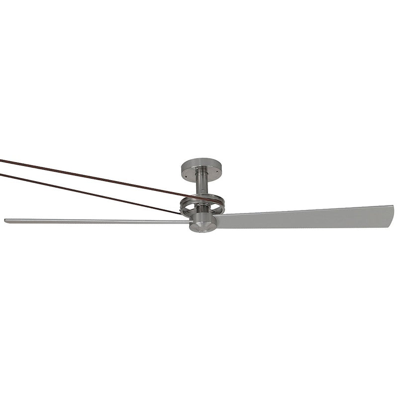 Fanimation Kellan 10in Brushed Nickel Ceiling Fan Head Assembly | Modern Indoor Fan Motor | Dry Locations | 12 x 8 x 10 in | Model HA7966BN