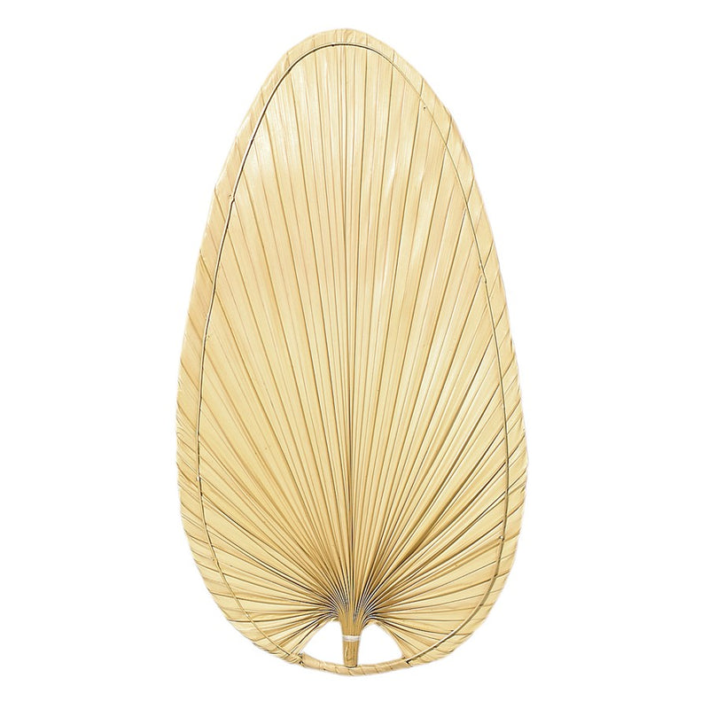 Fanimation Island 22in Narrow Oval Palm Fan Blades | Natural Palm | Dry-Rated Ceiling Fan Blades | Set of 5 | Model ISP4