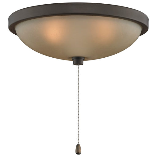 Fanimation LK114AOB 14in Low Profile Bowl Light Kit | Oil-Rubbed Bronze | Kitchen & Dining Room | 14 x 14 x 4.8 in | Model LK114AOB