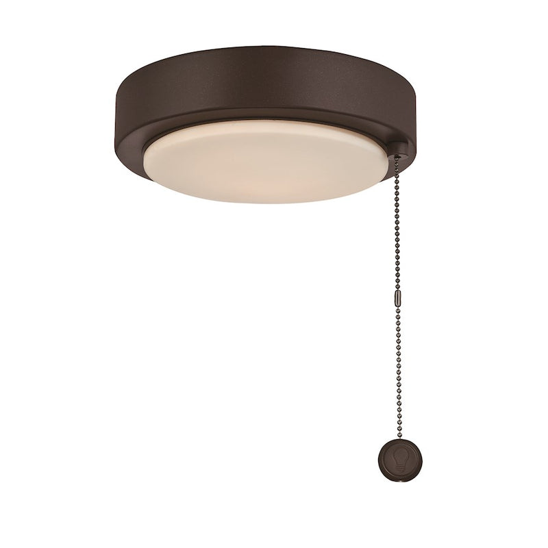 Fanimation Fitters 18W LED Light Kit | Oil-Rubbed Bronze Finish | Ceiling Fan Light Kit | 1400 Lumens 3000K Dimmable | 8 x 8 x 3 in | Model LK179OBW
