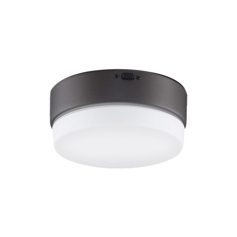 Fanimation Zonix 7in 1-Light Ceiling Fan Light Kit | Matte Greige and Opal Frosted Glass | Covered Patio & Wet Locations | Model LK4640BGRW