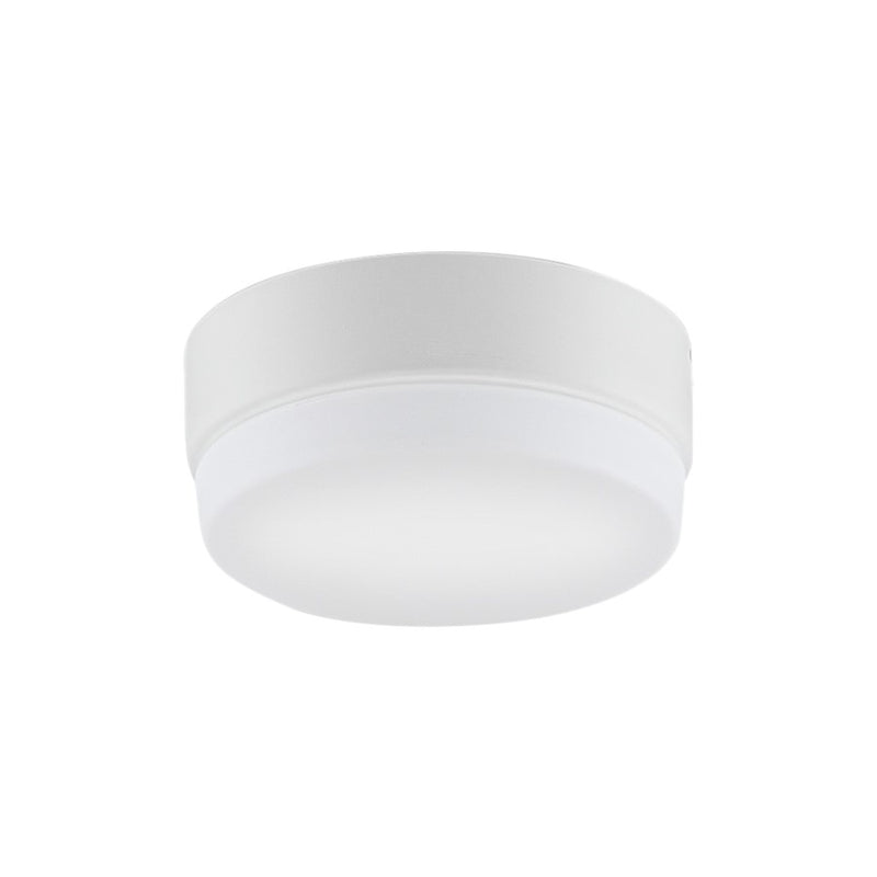 Fanimation Zonix 7in 1-Light Ceiling Fan Light Kit | Matte White and Opal Frosted Glass | Covered Patio & Wet Locations | Model LK4640BMWW