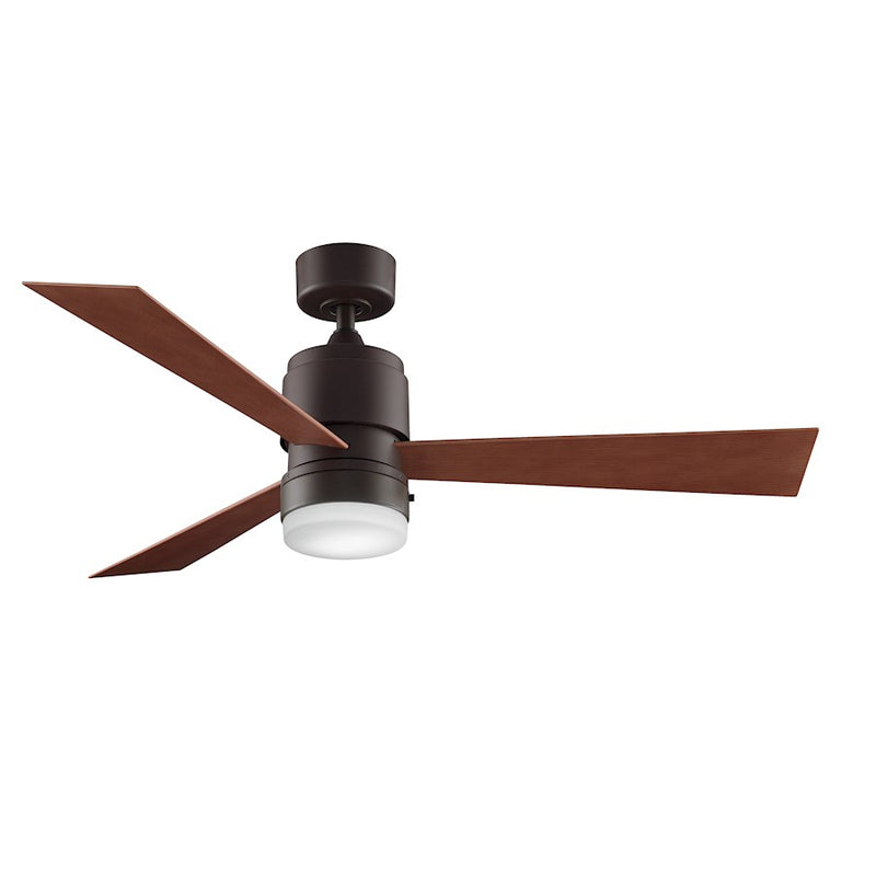 Fanimation Zonix Wet Light Kit 9in | Oil-Rubbed Bronze and Opal Frosted Glass | Covered Patio & Outdoor Ceiling Fan | 9 x 9 x 8 in | Model LK4640OB