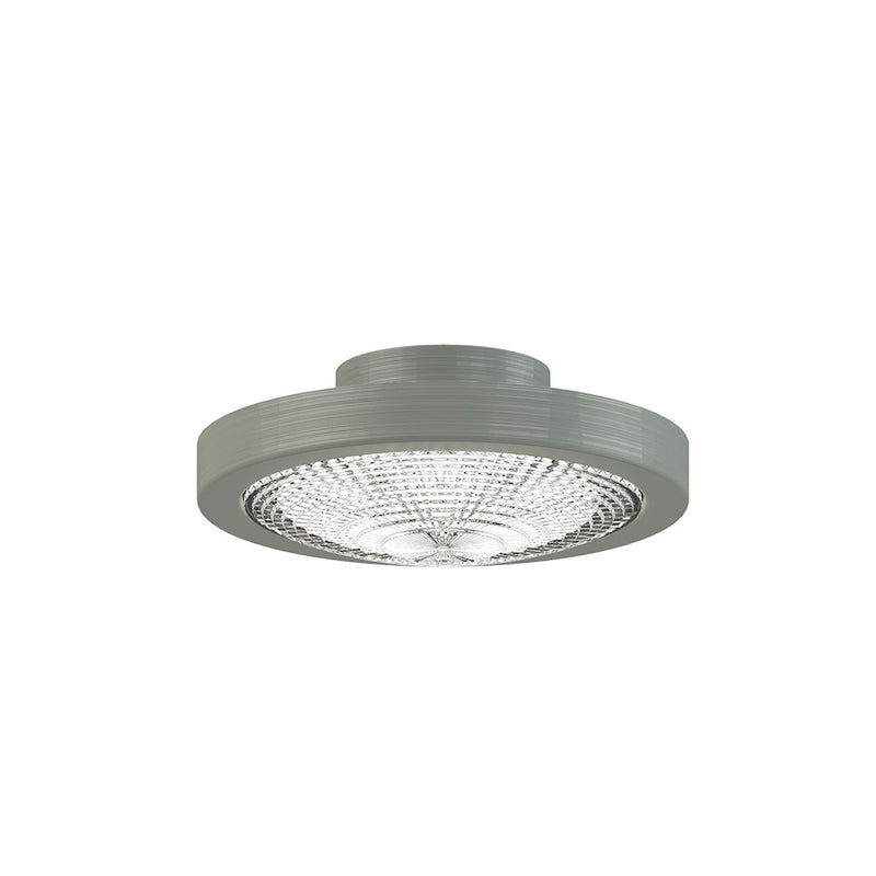 Fanimation Spitfire LED Light Kit | Antique Graphite and Frosted Fresnel Glass | Ceiling Fan Light Kit for Damp Locations | Model LK6721BAGP