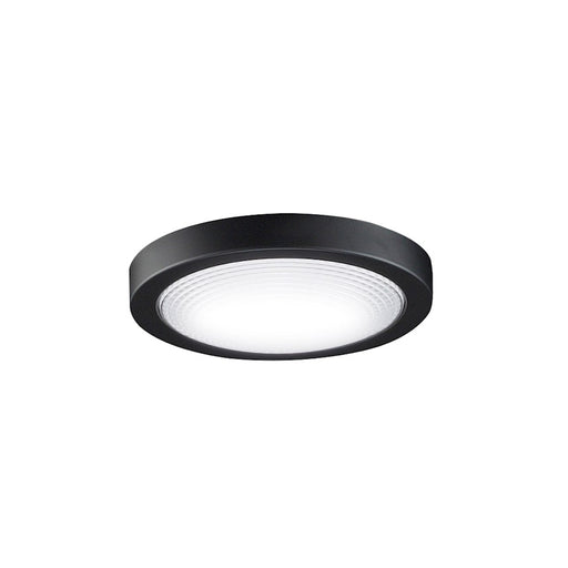 Fanimation Spitfire LED Light Kit | Black and Opal Frosted Glass | Ceiling Fan Light Kit for Damp Locations | 6.85 x 6.85 x 2.75 in | Model LK6721BBL