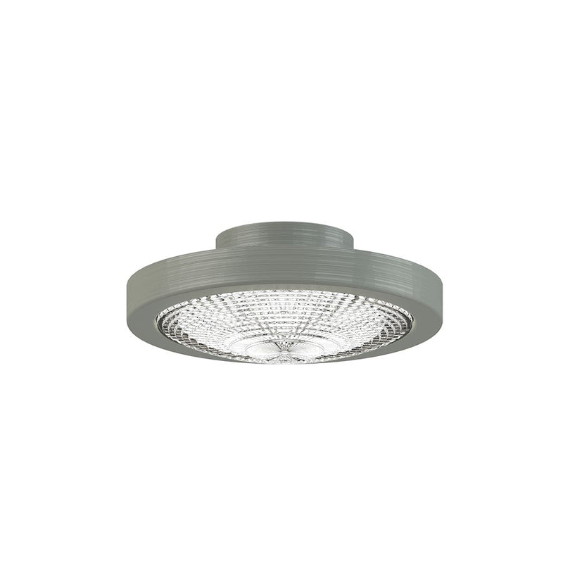 Fanimation Spitfire 7in LED Light Kit | Antique Graphite and Frosted Fresnel | Ceiling Fan Light Kit for Indoor & Outdoor Damp | Model LK6721BDCAGP