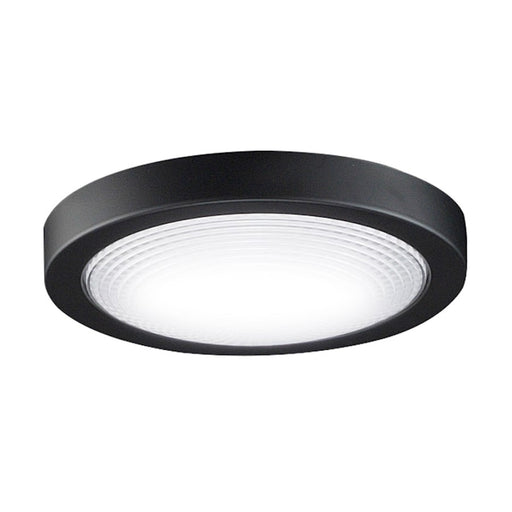 Fanimation Spitfire 7in LED Light Kit | Black and Frosted Fresnel | Ceiling Fan Light Kit for Indoor & Outdoor Damp Locations | Model LK6721BDCBL